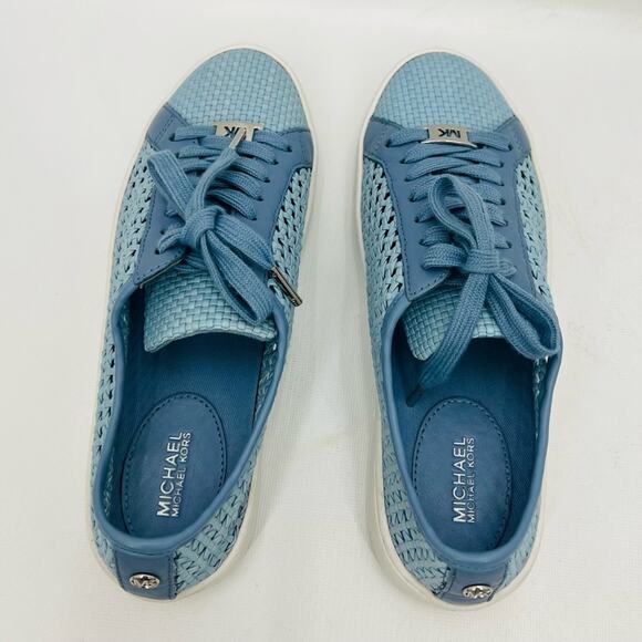 MICHAEL Michael Kors Olivia Raffia Basket Weave Sneakers - Picture 4 of 8